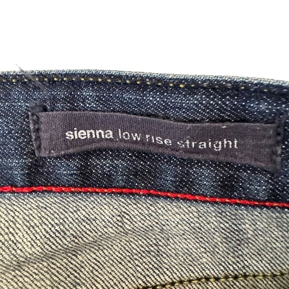 Paper Denim & Cloth Sienna Low Rise Dark Blue Straight Leg Jeans NWOT - Picture 10 of 10